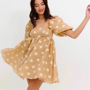 Luca and Grae Honey Floral Appliqué Dress